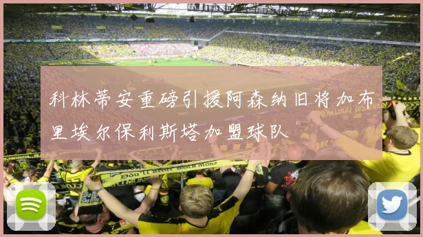 科林蒂安重磅引援阿森纳旧将加布里埃尔保利斯塔加盟球队